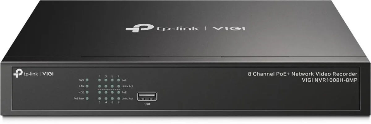 Network Video Recorder TP-LINK VIGI NVR1008H-8MP
