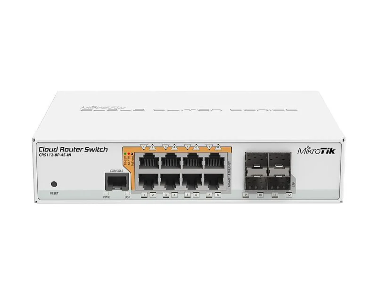 Võrgulüliti MikroTik CRS112-8P-4S-IN
