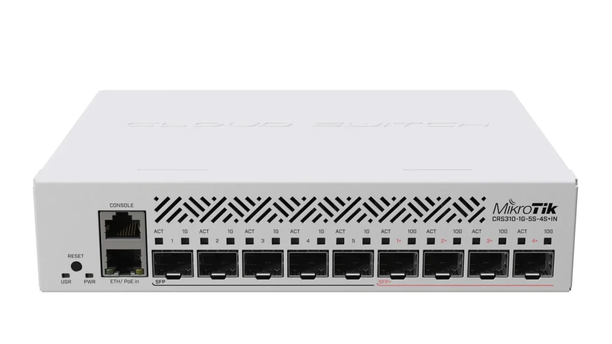 Võrgulüliti MikroTik CRS310-1G-5S-4S+IN