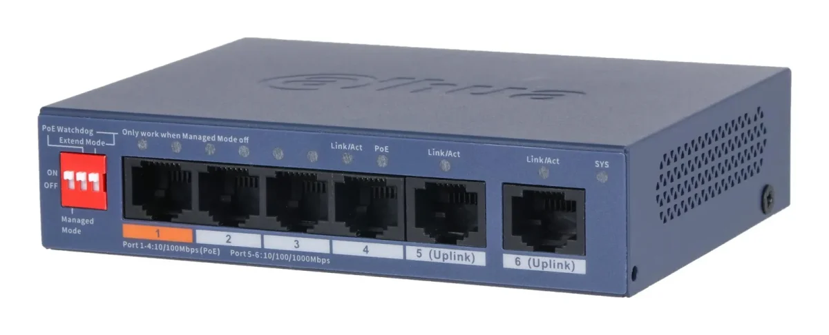 Võrgulüliti DAHUA DH-CS4006-4ET2GT-60